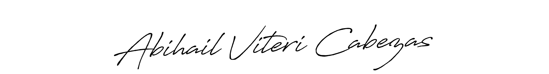 How to make Abihail Viteri Cabezas signature? Antro_Vectra_Bolder is a professional autograph style. Create handwritten signature for Abihail Viteri Cabezas name. Abihail Viteri Cabezas signature style 7 images and pictures png