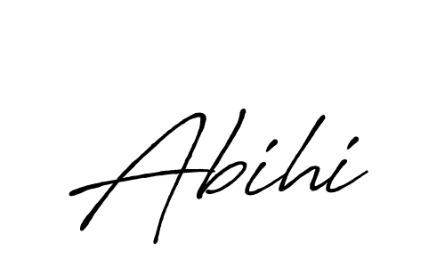 The best way (Antro_Vectra_Bolder) to make a short signature is to pick only two or three words in your name. The name Abihi include a total of six letters. For converting this name. Abihi signature style 7 images and pictures png