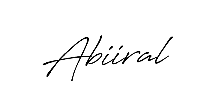 How to make Abiiral signature? Antro_Vectra_Bolder is a professional autograph style. Create handwritten signature for Abiiral name. Abiiral signature style 7 images and pictures png