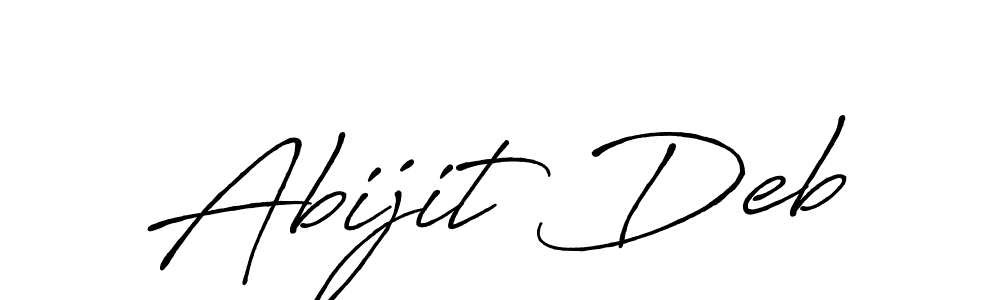 Once you've used our free online signature maker to create your best signature Antro_Vectra_Bolder style, it's time to enjoy all of the benefits that Abijit Deb name signing documents. Abijit Deb signature style 7 images and pictures png