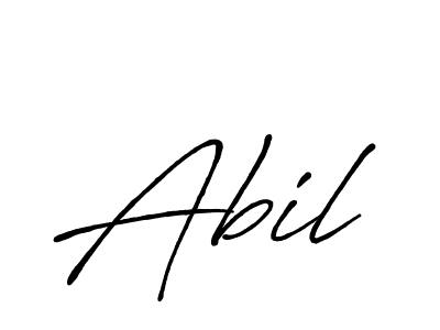 Create a beautiful signature design for name Abil. With this signature (Antro_Vectra_Bolder) fonts, you can make a handwritten signature for free. Abil signature style 7 images and pictures png
