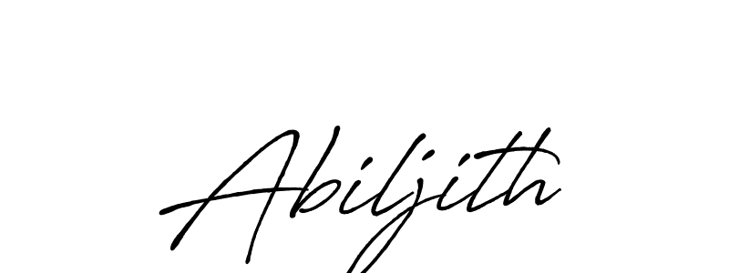 Make a beautiful signature design for name Abiljith. Use this online signature maker to create a handwritten signature for free. Abiljith signature style 7 images and pictures png