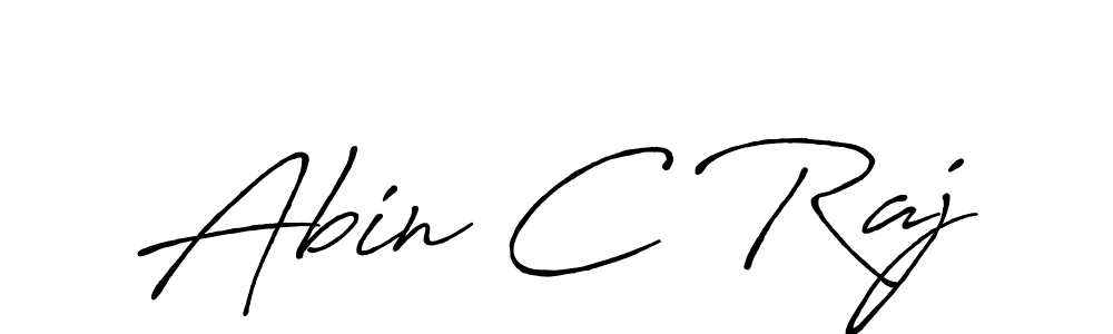 How to make Abin C Raj signature? Antro_Vectra_Bolder is a professional autograph style. Create handwritten signature for Abin C Raj name. Abin C Raj signature style 7 images and pictures png