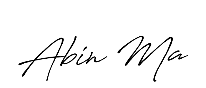 Make a short Abin Ma signature style. Manage your documents anywhere anytime using Antro_Vectra_Bolder. Create and add eSignatures, submit forms, share and send files easily. Abin Ma signature style 7 images and pictures png