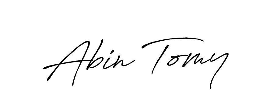 It looks lik you need a new signature style for name Abin Tomy. Design unique handwritten (Antro_Vectra_Bolder) signature with our free signature maker in just a few clicks. Abin Tomy signature style 7 images and pictures png