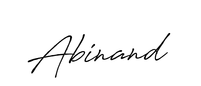 Use a signature maker to create a handwritten signature online. With this signature software, you can design (Antro_Vectra_Bolder) your own signature for name Abinand. Abinand signature style 7 images and pictures png