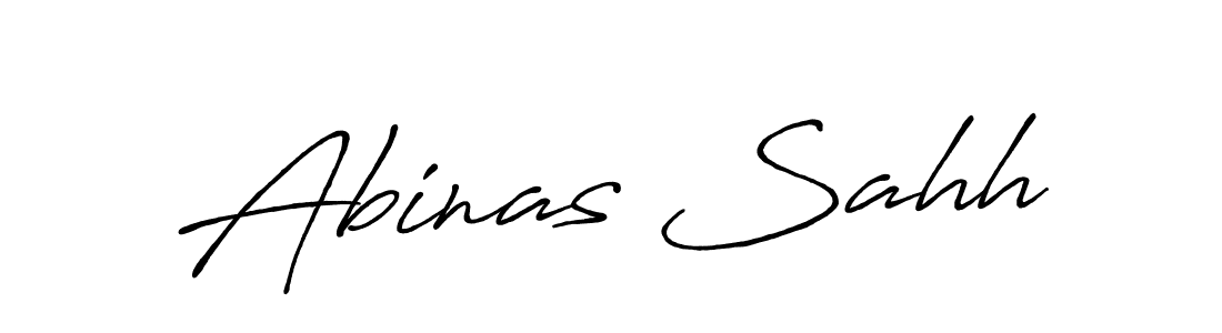 Use a signature maker to create a handwritten signature online. With this signature software, you can design (Antro_Vectra_Bolder) your own signature for name Abinas Sahh. Abinas Sahh signature style 7 images and pictures png