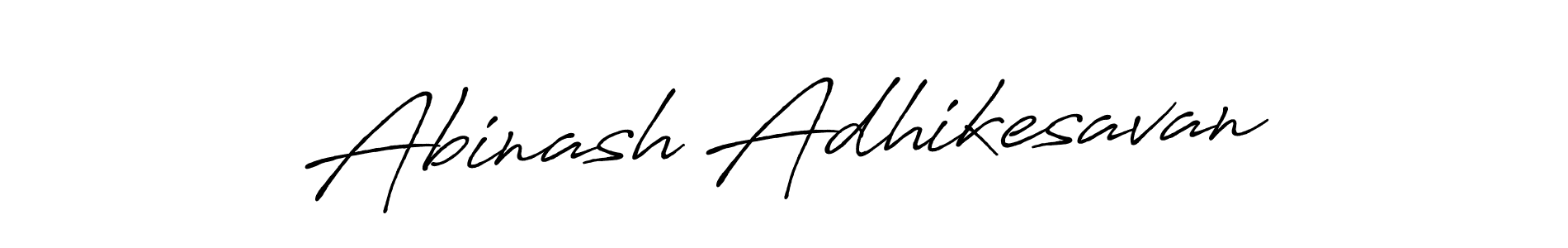 Make a beautiful signature design for name Abinash Adhikesavan. With this signature (Antro_Vectra_Bolder) style, you can create a handwritten signature for free. Abinash Adhikesavan signature style 7 images and pictures png
