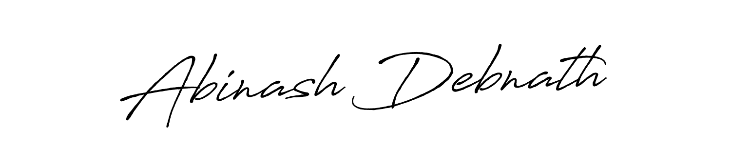 Make a beautiful signature design for name Abinash Debnath. With this signature (Antro_Vectra_Bolder) style, you can create a handwritten signature for free. Abinash Debnath signature style 7 images and pictures png