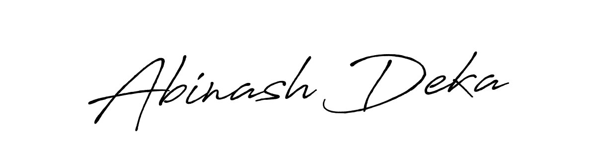 Use a signature maker to create a handwritten signature online. With this signature software, you can design (Antro_Vectra_Bolder) your own signature for name Abinash Deka. Abinash Deka signature style 7 images and pictures png
