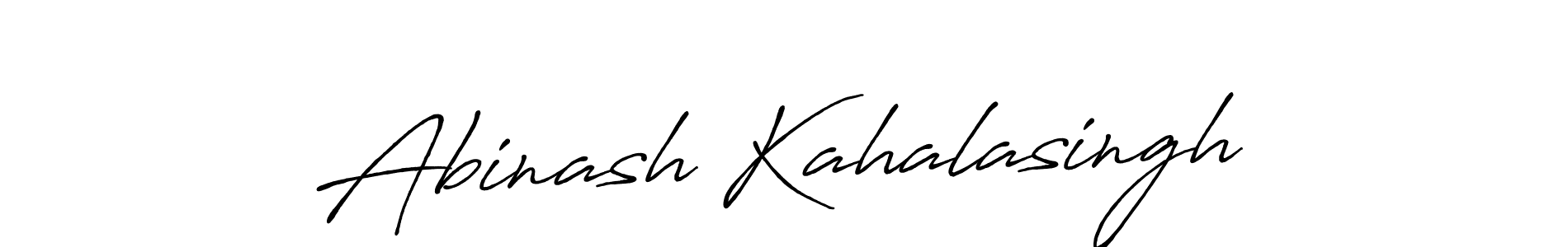 Abinash Kahalasingh stylish signature style. Best Handwritten Sign (Antro_Vectra_Bolder) for my name. Handwritten Signature Collection Ideas for my name Abinash Kahalasingh. Abinash Kahalasingh signature style 7 images and pictures png