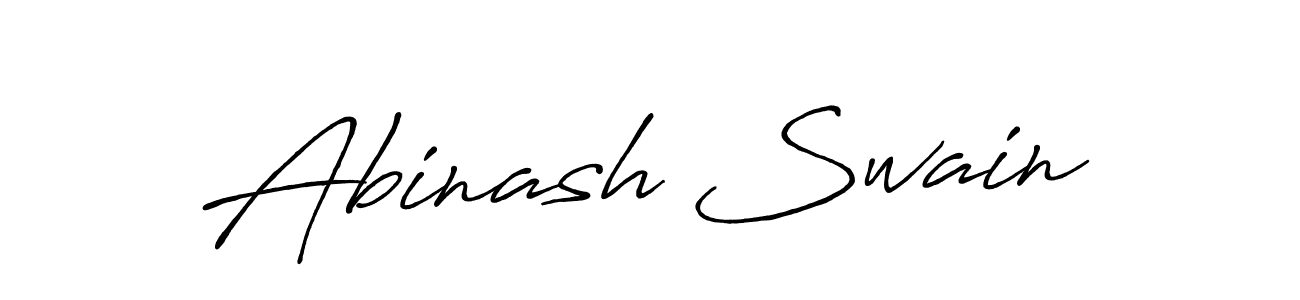 Make a beautiful signature design for name Abinash Swain. With this signature (Antro_Vectra_Bolder) style, you can create a handwritten signature for free. Abinash Swain signature style 7 images and pictures png