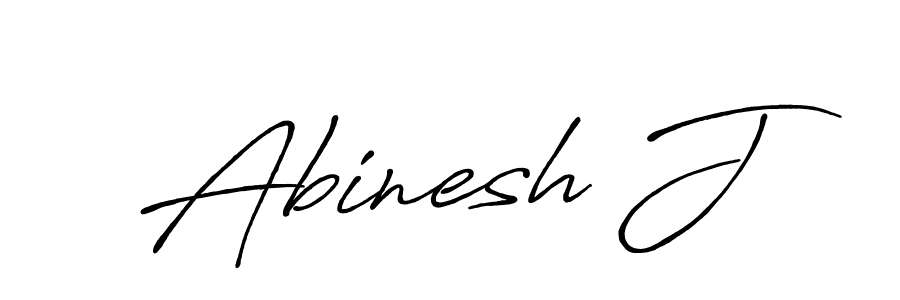It looks lik you need a new signature style for name Abinesh J. Design unique handwritten (Antro_Vectra_Bolder) signature with our free signature maker in just a few clicks. Abinesh J signature style 7 images and pictures png