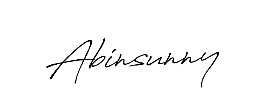 Make a beautiful signature design for name Abinsunny. Use this online signature maker to create a handwritten signature for free. Abinsunny signature style 7 images and pictures png