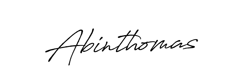 Make a beautiful signature design for name Abinthomas. With this signature (Antro_Vectra_Bolder) style, you can create a handwritten signature for free. Abinthomas signature style 7 images and pictures png