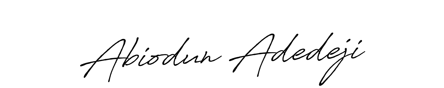 Make a beautiful signature design for name Abiodun Adedeji. Use this online signature maker to create a handwritten signature for free. Abiodun Adedeji signature style 7 images and pictures png