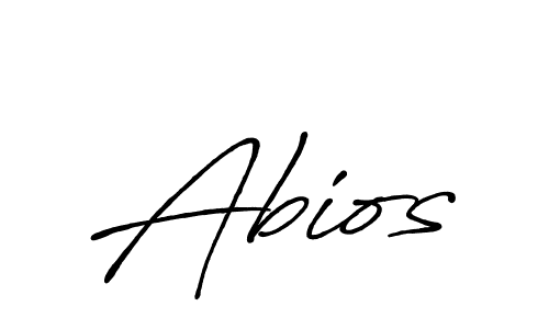 Also we have Abios name is the best signature style. Create professional handwritten signature collection using Antro_Vectra_Bolder autograph style. Abios signature style 7 images and pictures png