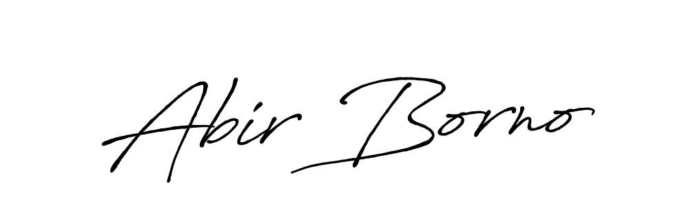 Similarly Antro_Vectra_Bolder is the best handwritten signature design. Signature creator online .You can use it as an online autograph creator for name Abir Borno. Abir Borno signature style 7 images and pictures png