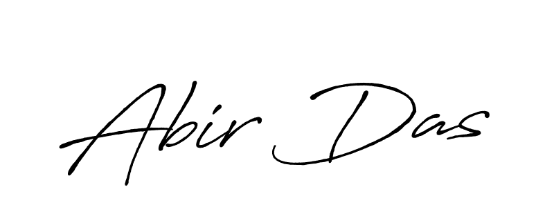 Abir Das stylish signature style. Best Handwritten Sign (Antro_Vectra_Bolder) for my name. Handwritten Signature Collection Ideas for my name Abir Das. Abir Das signature style 7 images and pictures png