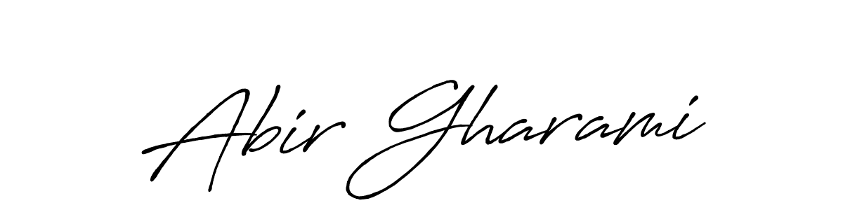 The best way (Antro_Vectra_Bolder) to make a short signature is to pick only two or three words in your name. The name Abir Gharami include a total of six letters. For converting this name. Abir Gharami signature style 7 images and pictures png
