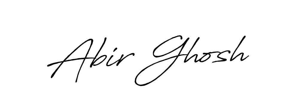 Antro_Vectra_Bolder is a professional signature style that is perfect for those who want to add a touch of class to their signature. It is also a great choice for those who want to make their signature more unique. Get Abir Ghosh name to fancy signature for free. Abir Ghosh signature style 7 images and pictures png