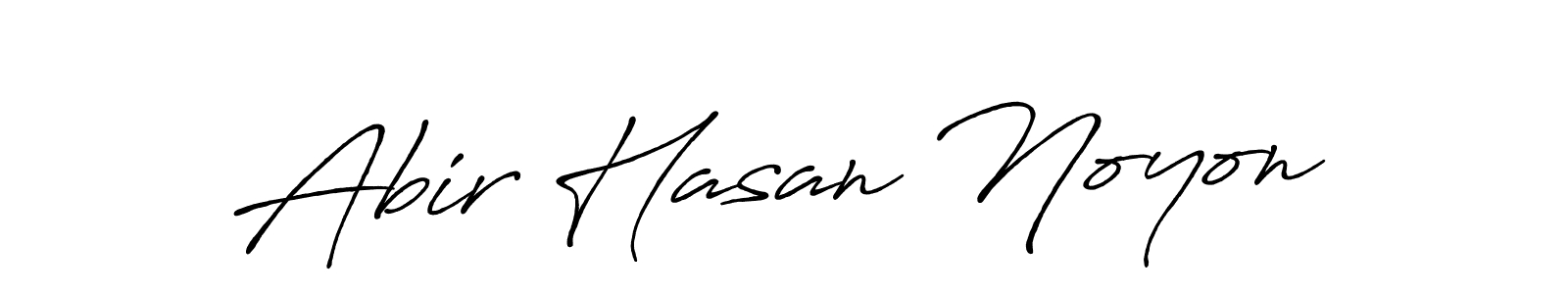 Abir Hasan Noyon stylish signature style. Best Handwritten Sign (Antro_Vectra_Bolder) for my name. Handwritten Signature Collection Ideas for my name Abir Hasan Noyon. Abir Hasan Noyon signature style 7 images and pictures png