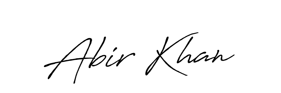 It looks lik you need a new signature style for name Abir Khan. Design unique handwritten (Antro_Vectra_Bolder) signature with our free signature maker in just a few clicks. Abir Khan signature style 7 images and pictures png