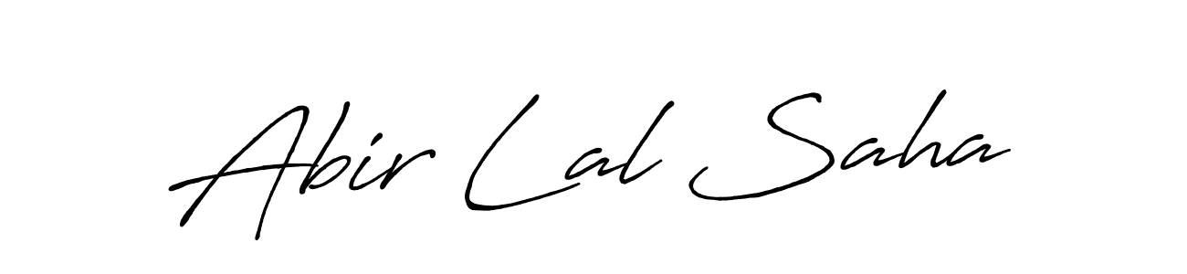 How to make Abir Lal Saha name signature. Use Antro_Vectra_Bolder style for creating short signs online. This is the latest handwritten sign. Abir Lal Saha signature style 7 images and pictures png