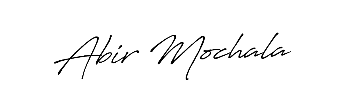 Antro_Vectra_Bolder is a professional signature style that is perfect for those who want to add a touch of class to their signature. It is also a great choice for those who want to make their signature more unique. Get Abir Mochala name to fancy signature for free. Abir Mochala signature style 7 images and pictures png