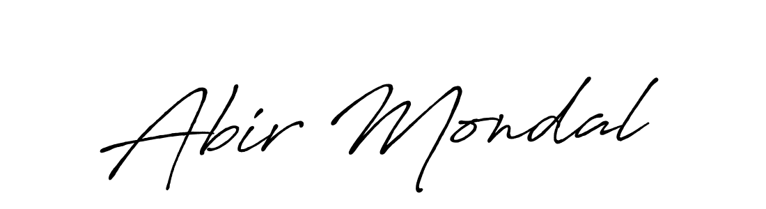 The best way (Antro_Vectra_Bolder) to make a short signature is to pick only two or three words in your name. The name Abir Mondal include a total of six letters. For converting this name. Abir Mondal signature style 7 images and pictures png