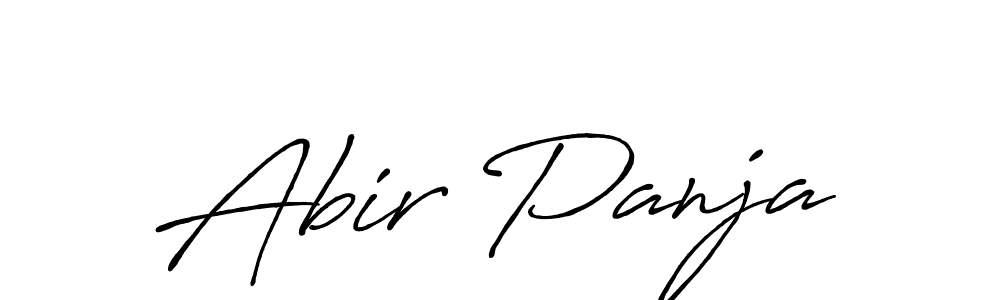 It looks lik you need a new signature style for name Abir Panja. Design unique handwritten (Antro_Vectra_Bolder) signature with our free signature maker in just a few clicks. Abir Panja signature style 7 images and pictures png