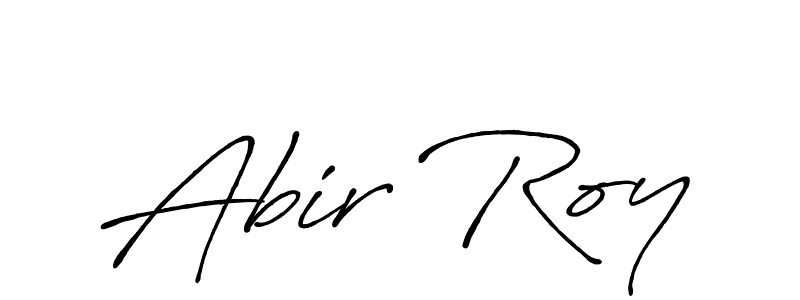 Once you've used our free online signature maker to create your best signature Antro_Vectra_Bolder style, it's time to enjoy all of the benefits that Abir Roy name signing documents. Abir Roy signature style 7 images and pictures png