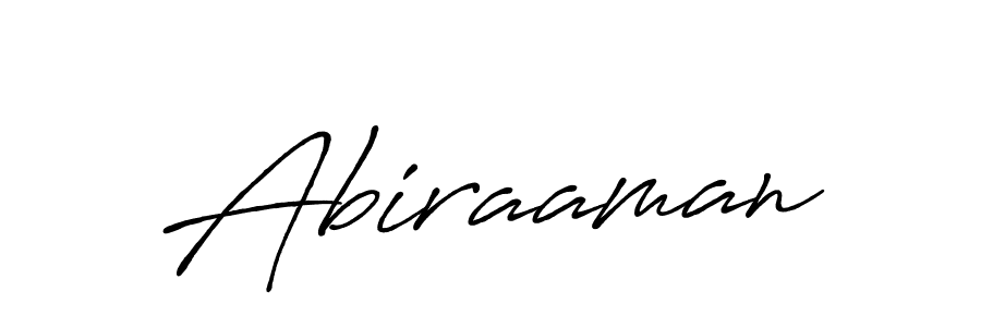 How to make Abiraaman name signature. Use Antro_Vectra_Bolder style for creating short signs online. This is the latest handwritten sign. Abiraaman signature style 7 images and pictures png