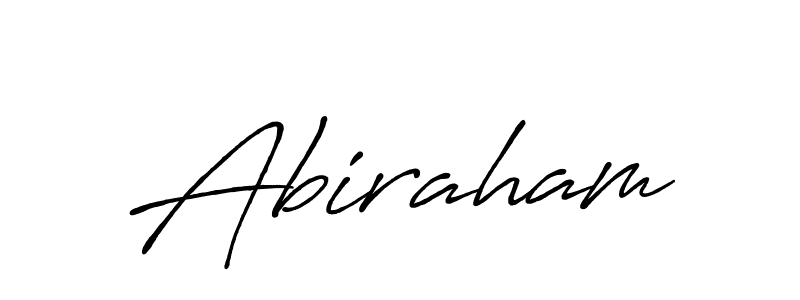Antro_Vectra_Bolder is a professional signature style that is perfect for those who want to add a touch of class to their signature. It is also a great choice for those who want to make their signature more unique. Get Abiraham name to fancy signature for free. Abiraham signature style 7 images and pictures png