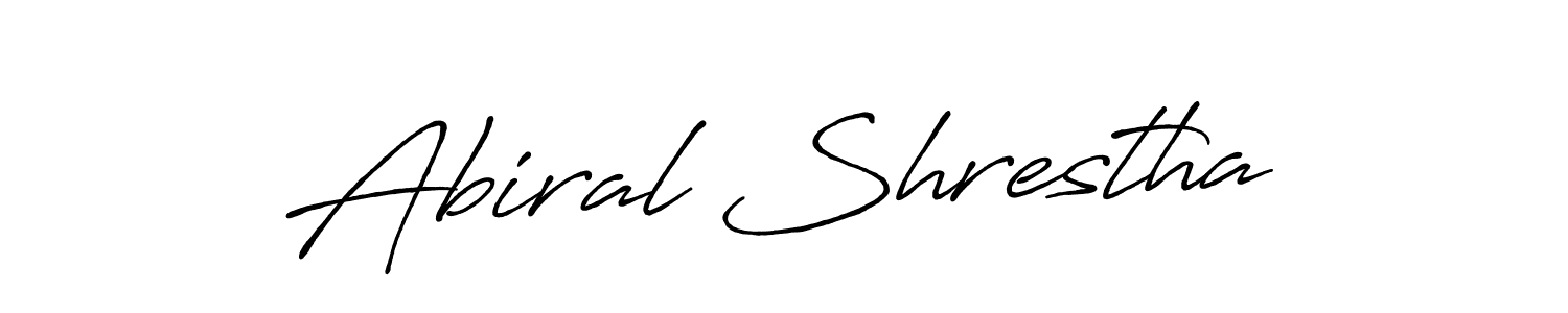 This is the best signature style for the Abiral Shrestha name. Also you like these signature font (Antro_Vectra_Bolder). Mix name signature. Abiral Shrestha signature style 7 images and pictures png