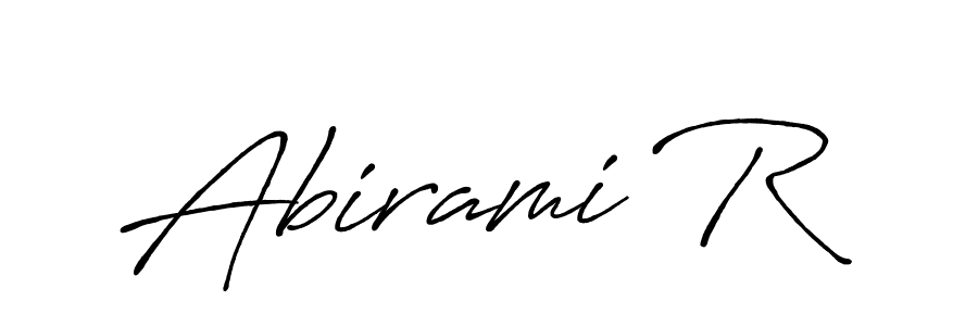 Best and Professional Signature Style for Abirami R. Antro_Vectra_Bolder Best Signature Style Collection. Abirami R signature style 7 images and pictures png