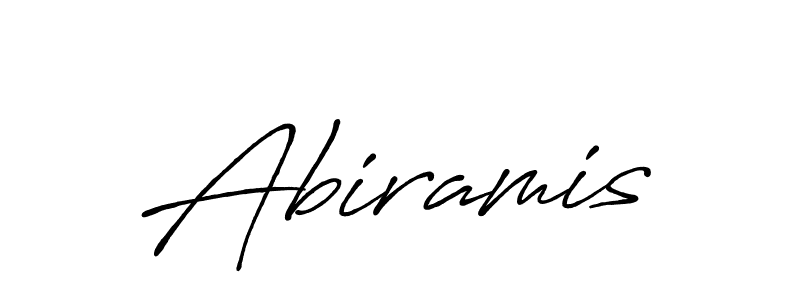 It looks lik you need a new signature style for name Abiramis. Design unique handwritten (Antro_Vectra_Bolder) signature with our free signature maker in just a few clicks. Abiramis signature style 7 images and pictures png