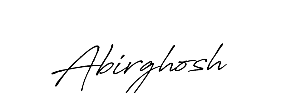 It looks lik you need a new signature style for name Abirghosh. Design unique handwritten (Antro_Vectra_Bolder) signature with our free signature maker in just a few clicks. Abirghosh signature style 7 images and pictures png