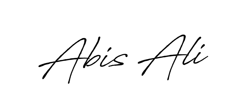 Make a beautiful signature design for name Abis Ali. Use this online signature maker to create a handwritten signature for free. Abis Ali signature style 7 images and pictures png