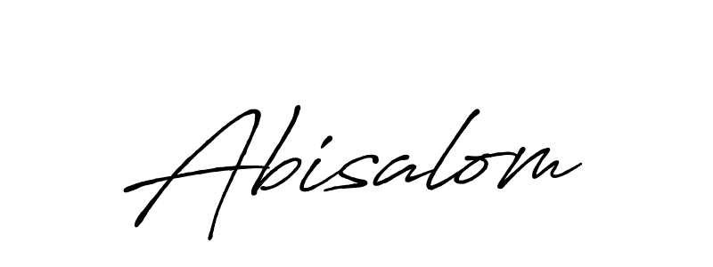 Design your own signature with our free online signature maker. With this signature software, you can create a handwritten (Antro_Vectra_Bolder) signature for name Abisalom. Abisalom signature style 7 images and pictures png