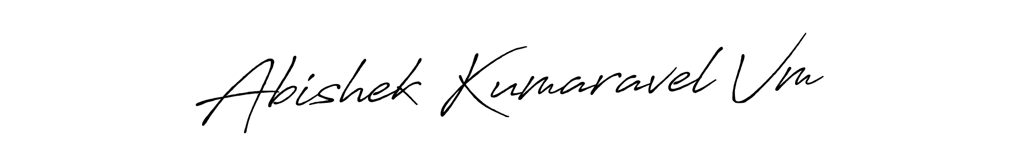 Make a beautiful signature design for name Abishek Kumaravel Vm. Use this online signature maker to create a handwritten signature for free. Abishek Kumaravel Vm signature style 7 images and pictures png
