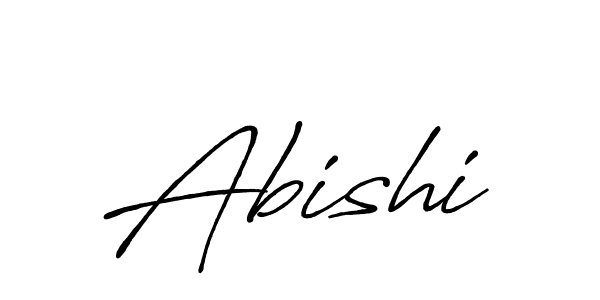 How to make Abishi signature? Antro_Vectra_Bolder is a professional autograph style. Create handwritten signature for Abishi name. Abishi signature style 7 images and pictures png