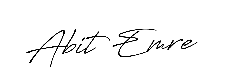 It looks lik you need a new signature style for name Abit Emre. Design unique handwritten (Antro_Vectra_Bolder) signature with our free signature maker in just a few clicks. Abit Emre signature style 7 images and pictures png