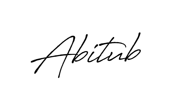 Use a signature maker to create a handwritten signature online. With this signature software, you can design (Antro_Vectra_Bolder) your own signature for name Abitub. Abitub signature style 7 images and pictures png