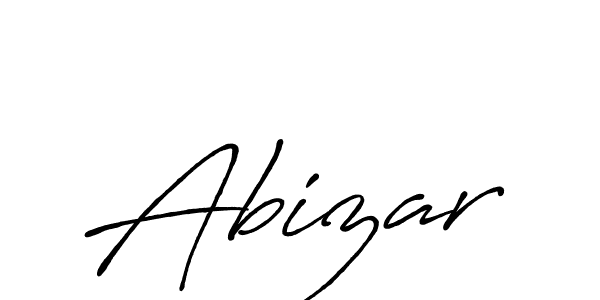 Create a beautiful signature design for name Abizar. With this signature (Antro_Vectra_Bolder) fonts, you can make a handwritten signature for free. Abizar signature style 7 images and pictures png