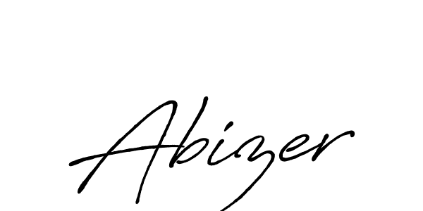 The best way (Antro_Vectra_Bolder) to make a short signature is to pick only two or three words in your name. The name Abizer include a total of six letters. For converting this name. Abizer signature style 7 images and pictures png