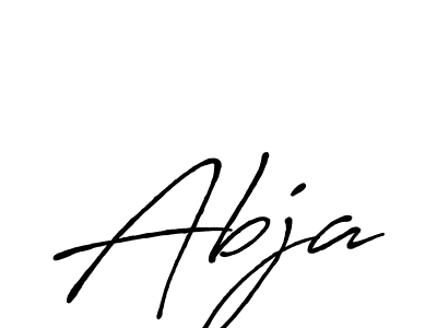 Once you've used our free online signature maker to create your best signature Antro_Vectra_Bolder style, it's time to enjoy all of the benefits that Abja name signing documents. Abja signature style 7 images and pictures png
