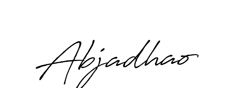 Antro_Vectra_Bolder is a professional signature style that is perfect for those who want to add a touch of class to their signature. It is also a great choice for those who want to make their signature more unique. Get Abjadhao name to fancy signature for free. Abjadhao signature style 7 images and pictures png