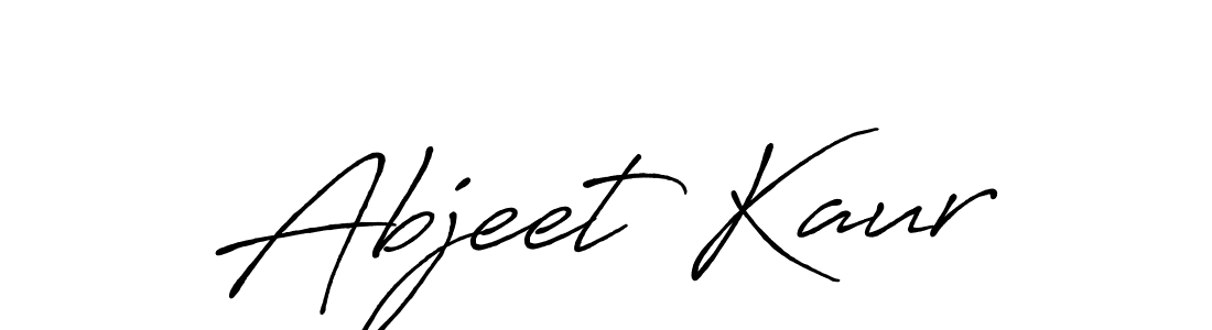 How to Draw Abjeet Kaur signature style? Antro_Vectra_Bolder is a latest design signature styles for name Abjeet Kaur. Abjeet Kaur signature style 7 images and pictures png