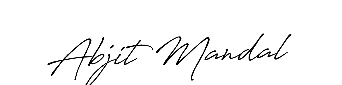 Similarly Antro_Vectra_Bolder is the best handwritten signature design. Signature creator online .You can use it as an online autograph creator for name Abjit Mandal. Abjit Mandal signature style 7 images and pictures png